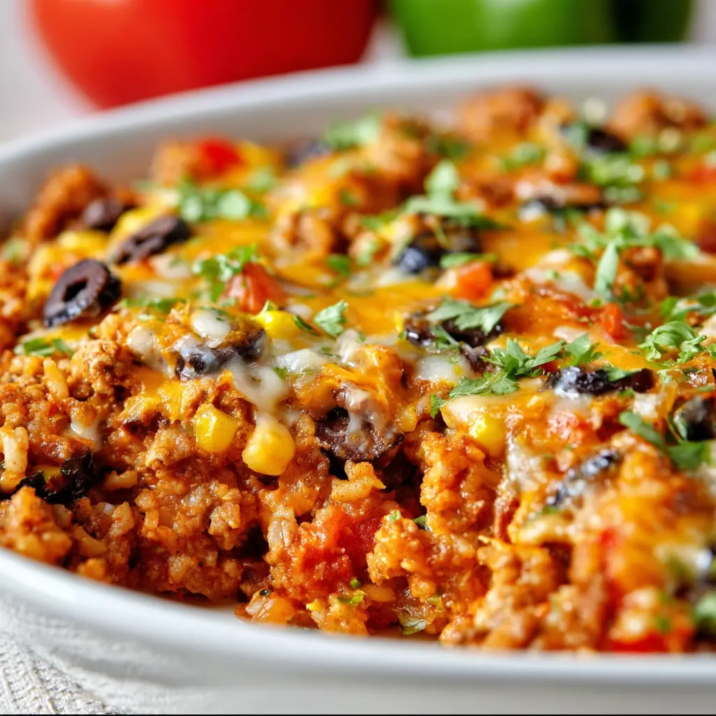 Southwestern Ground Turkey Casserole