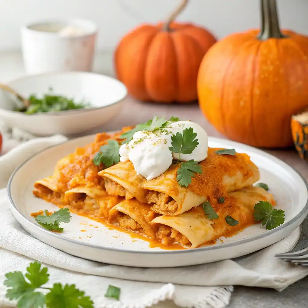 Creamy Chicken Pumpkin Enchiladas : 7 Irresistible Secrets