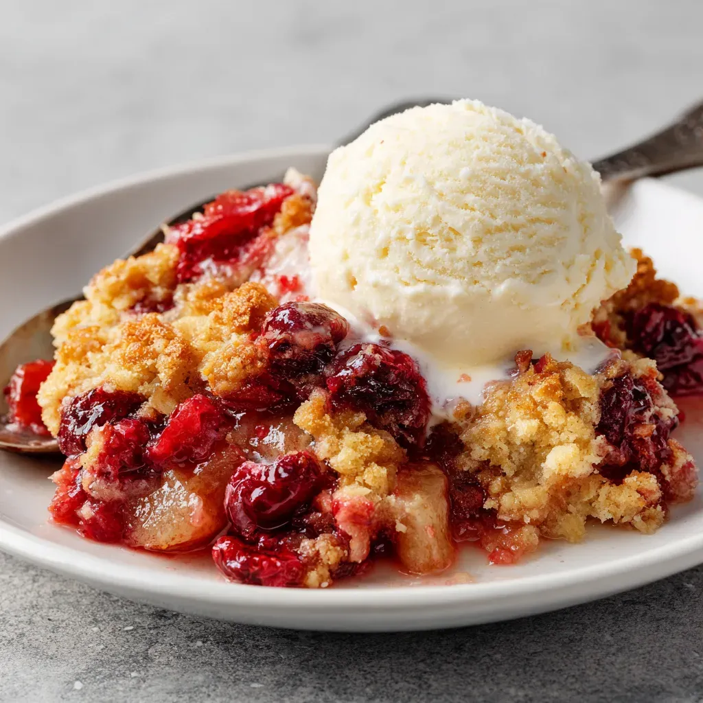 Slow Cooker Cranberry Apple Cobbler saved my holiday sanity last year.