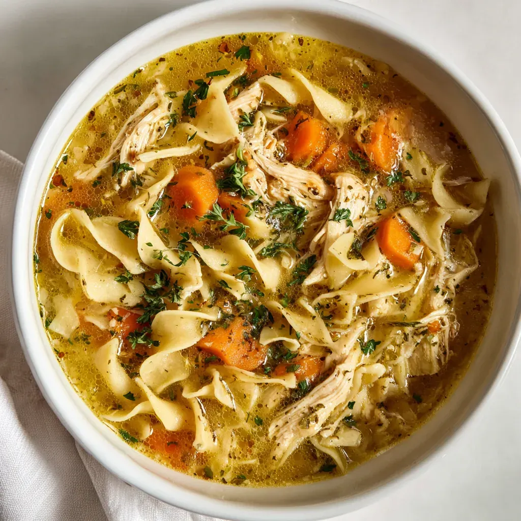 Crack Chicken Noodle Soup