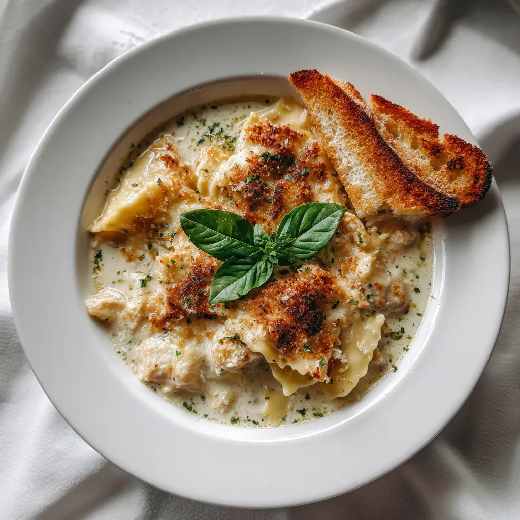 White Lasagna Soup (Crockpot)