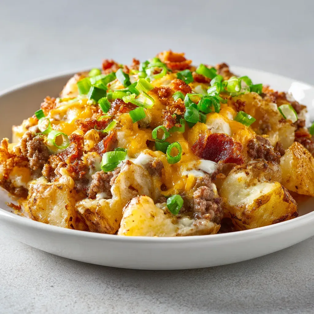 Slow Cooker Cowboy Potato Casserole