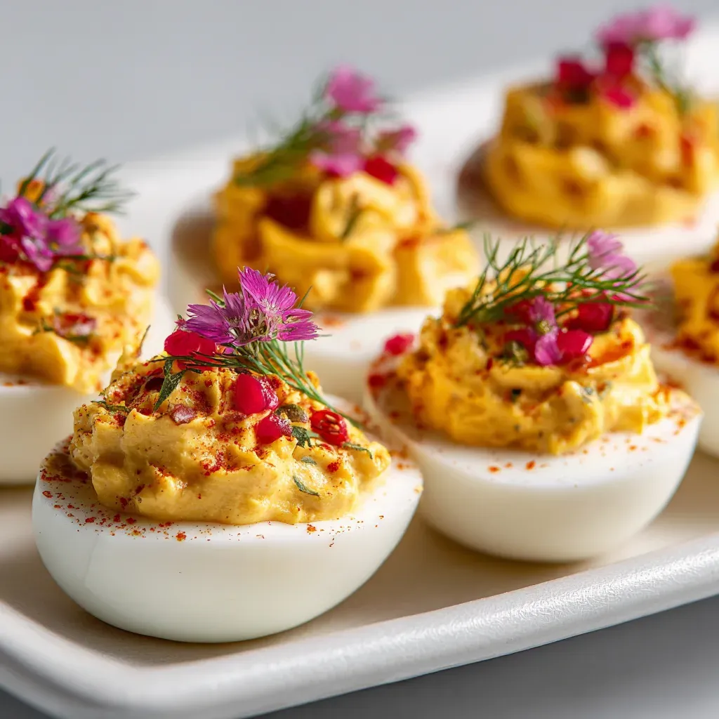 Thanksgiving Appetizer Deviled Eggs are my go-to when the house is buzzing and timers are beeping like a game show.