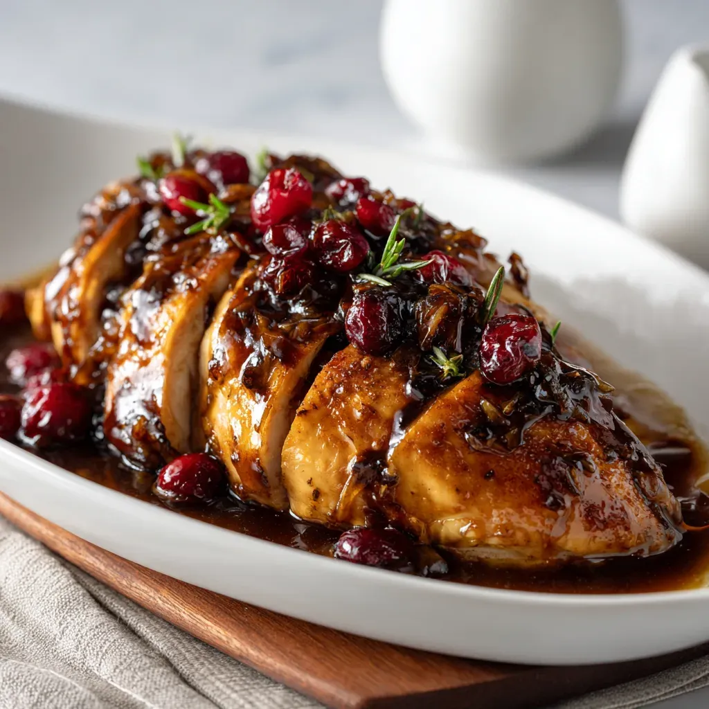 Slow Cooker Balsamic Cranberry Chicken: Cozy, Bold Flavor