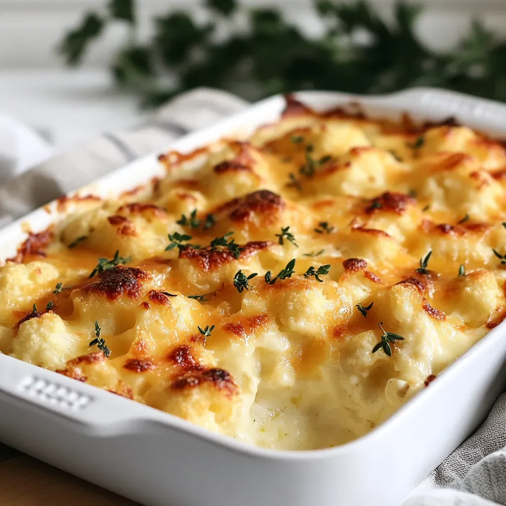 Cauliflower Cheese Gratin