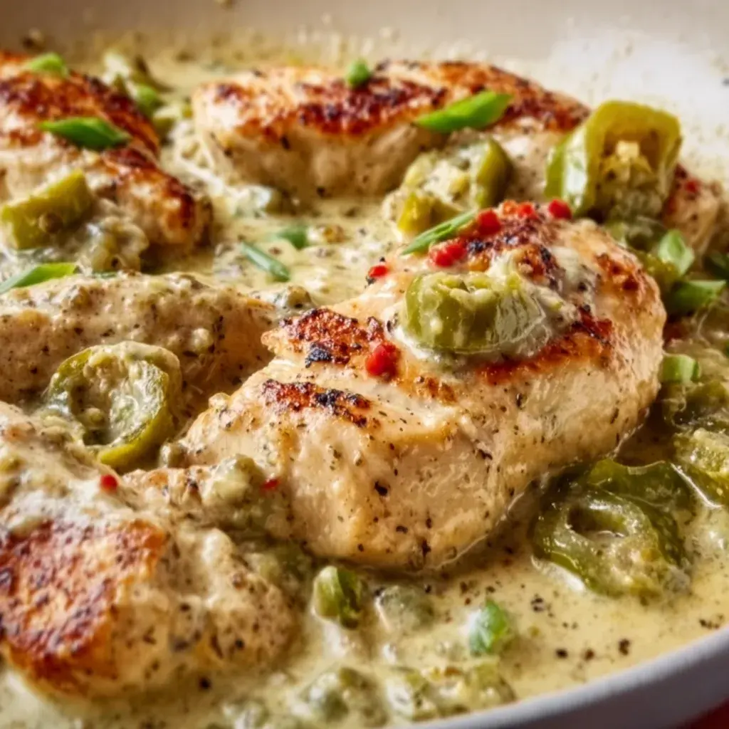 Creamy Pepperoncini Chicken Skillet